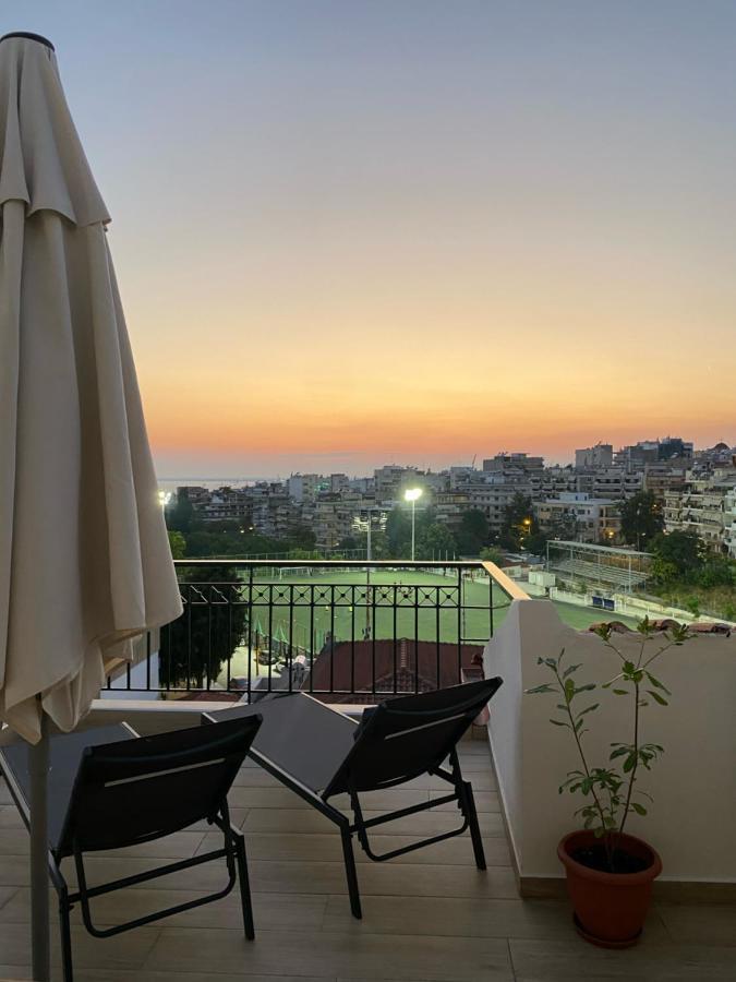 Sunset Rooftop Apartment Tessalónica Exterior foto